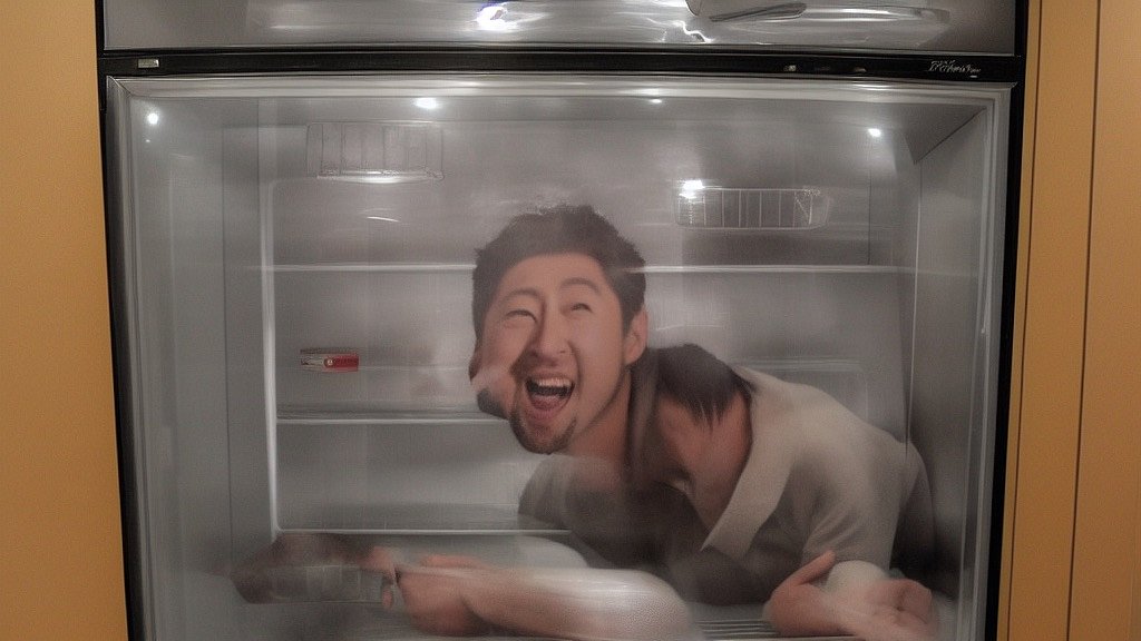 OhNo! is trapped in a fridge 1
